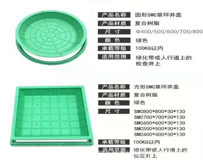 婺城树脂复合种植井盖展示